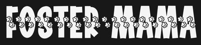 Foster Mama Pawprints Decal