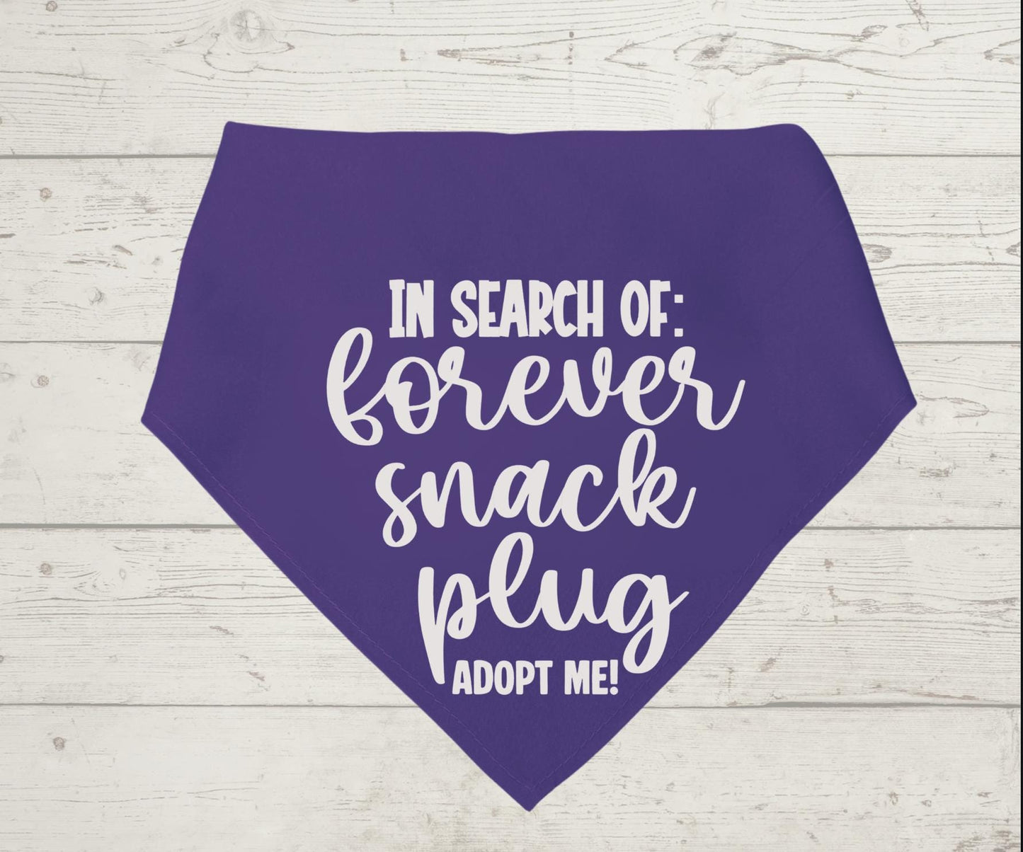 ISO: Forever Snack Plug - Adopt Me - Dog Bandana - Triangle Tie on - 26"/31.5"