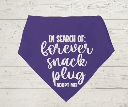 ISO: Forever Snack Plug - Adopt Me - Dog Bandana - Triangle Tie on - 26"/31.5"